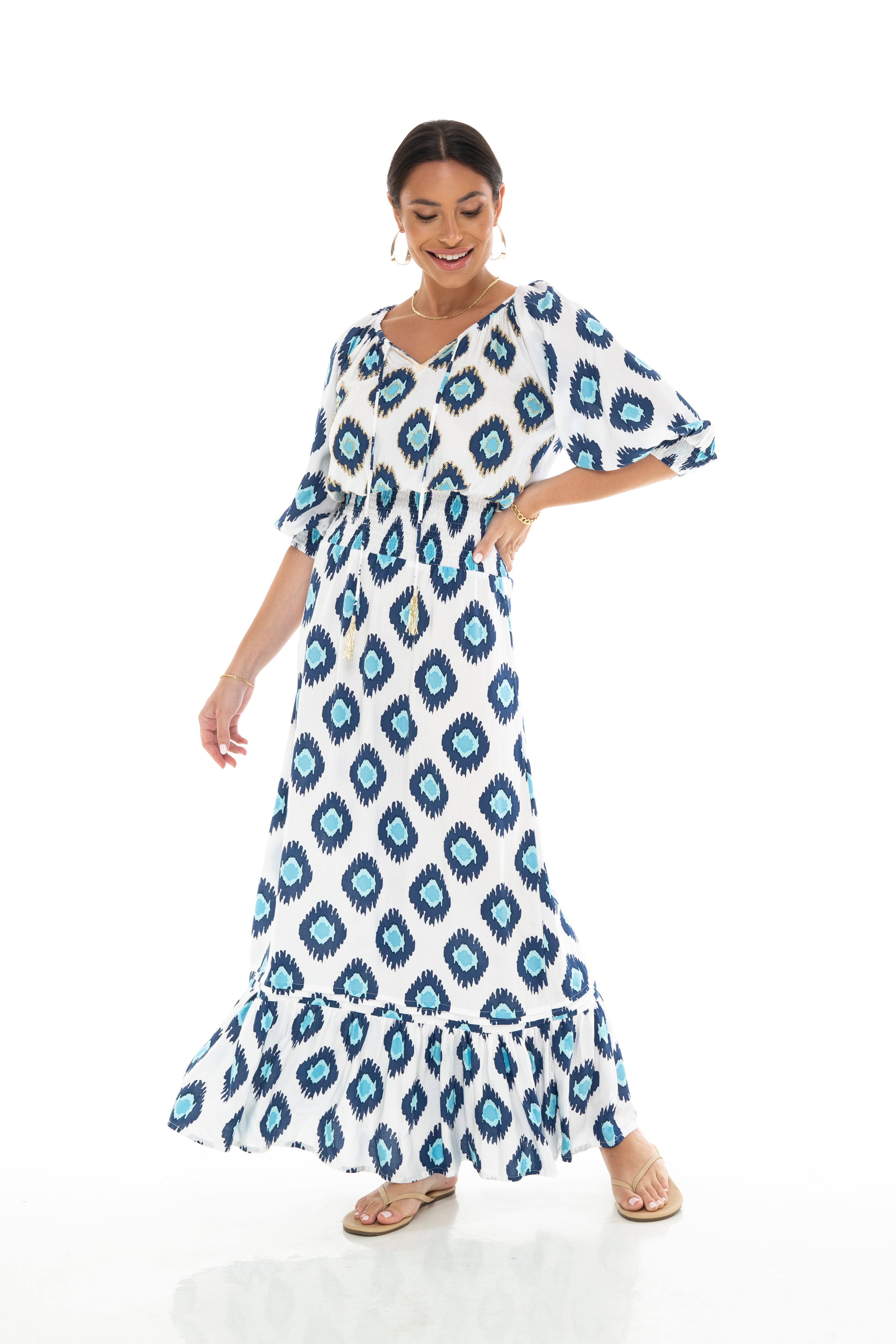 IKAT DYE New Bali Long Dress