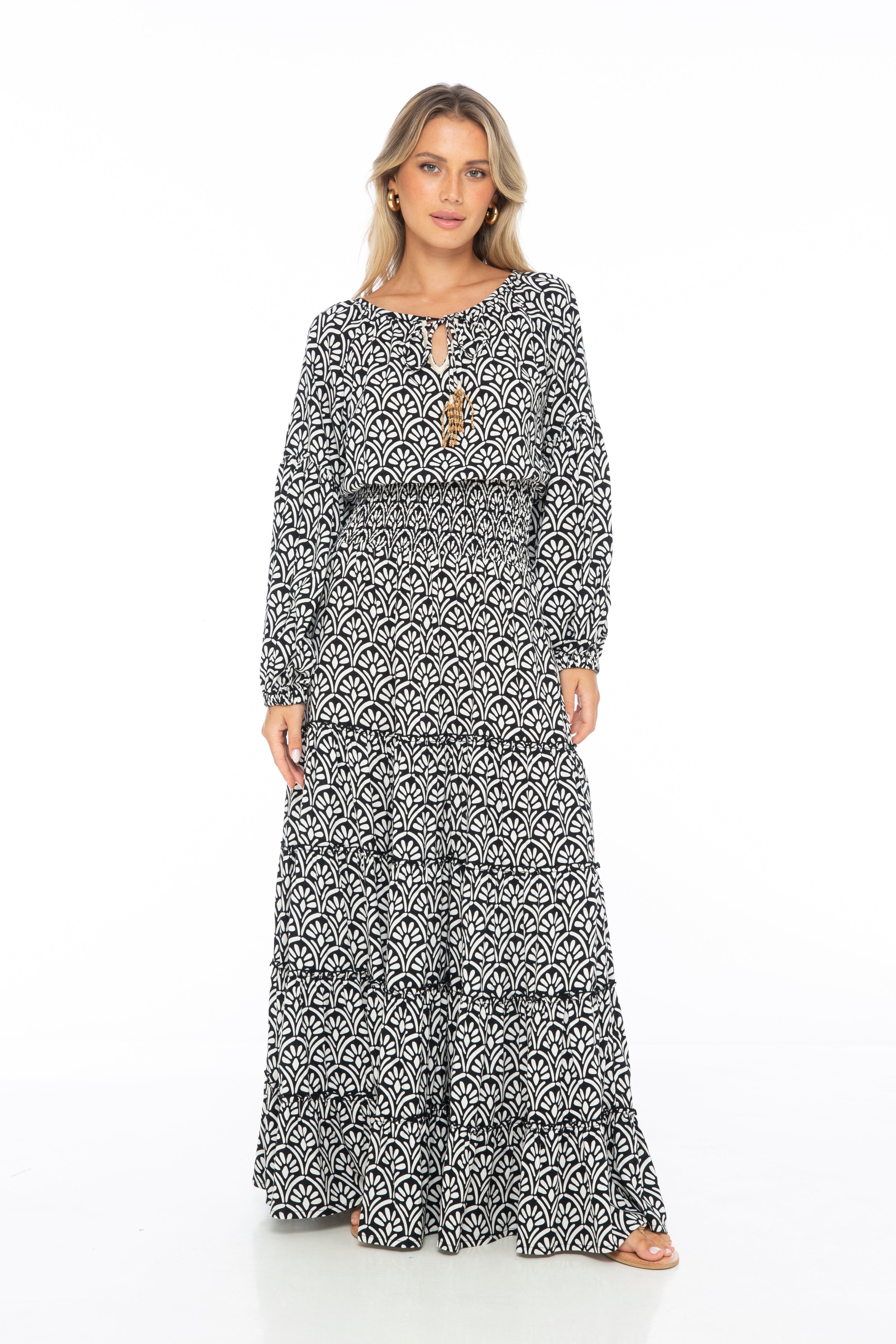ART DECO Montana Long Dress Long Sleeve