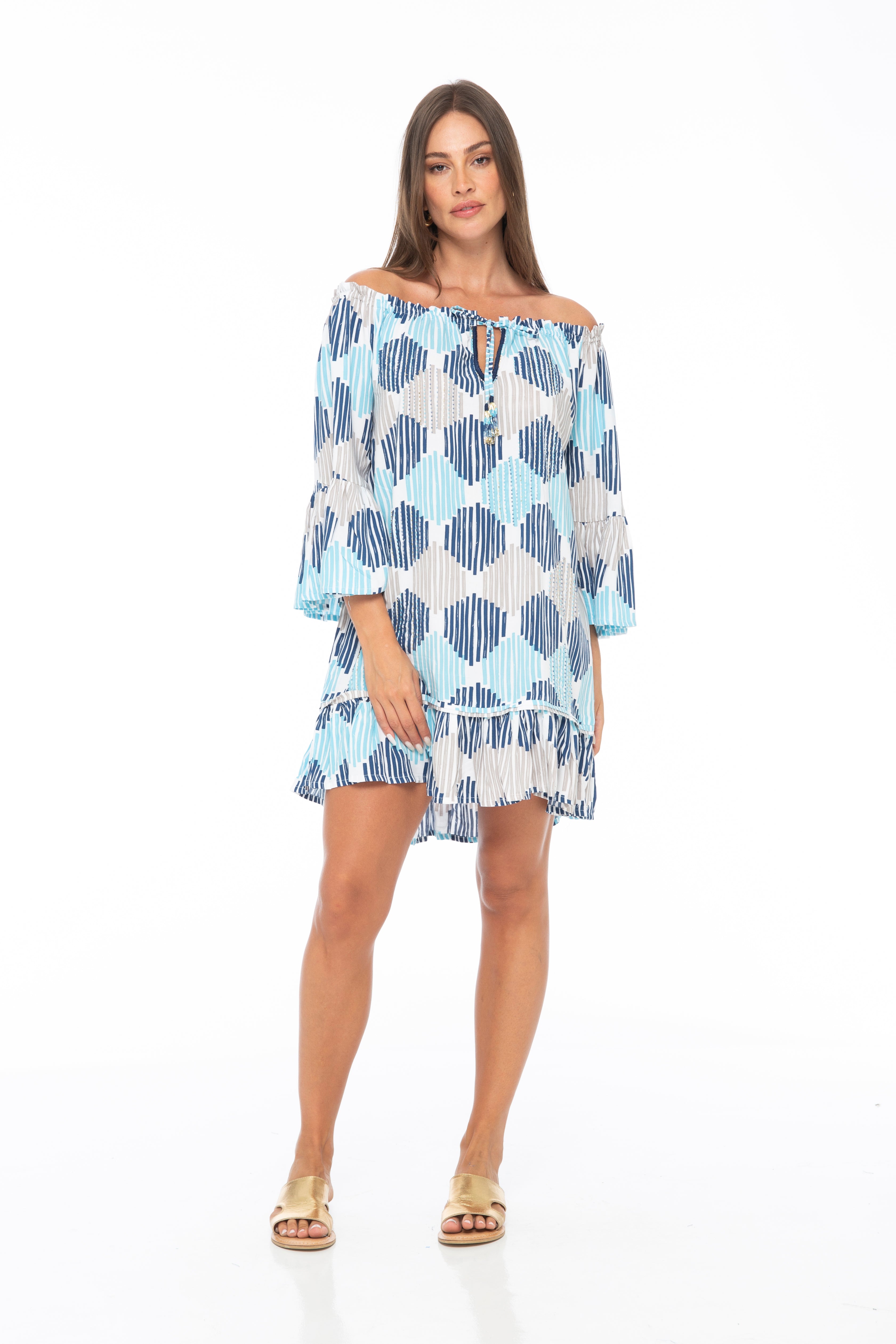 MOZAIC Tulum Short Dress