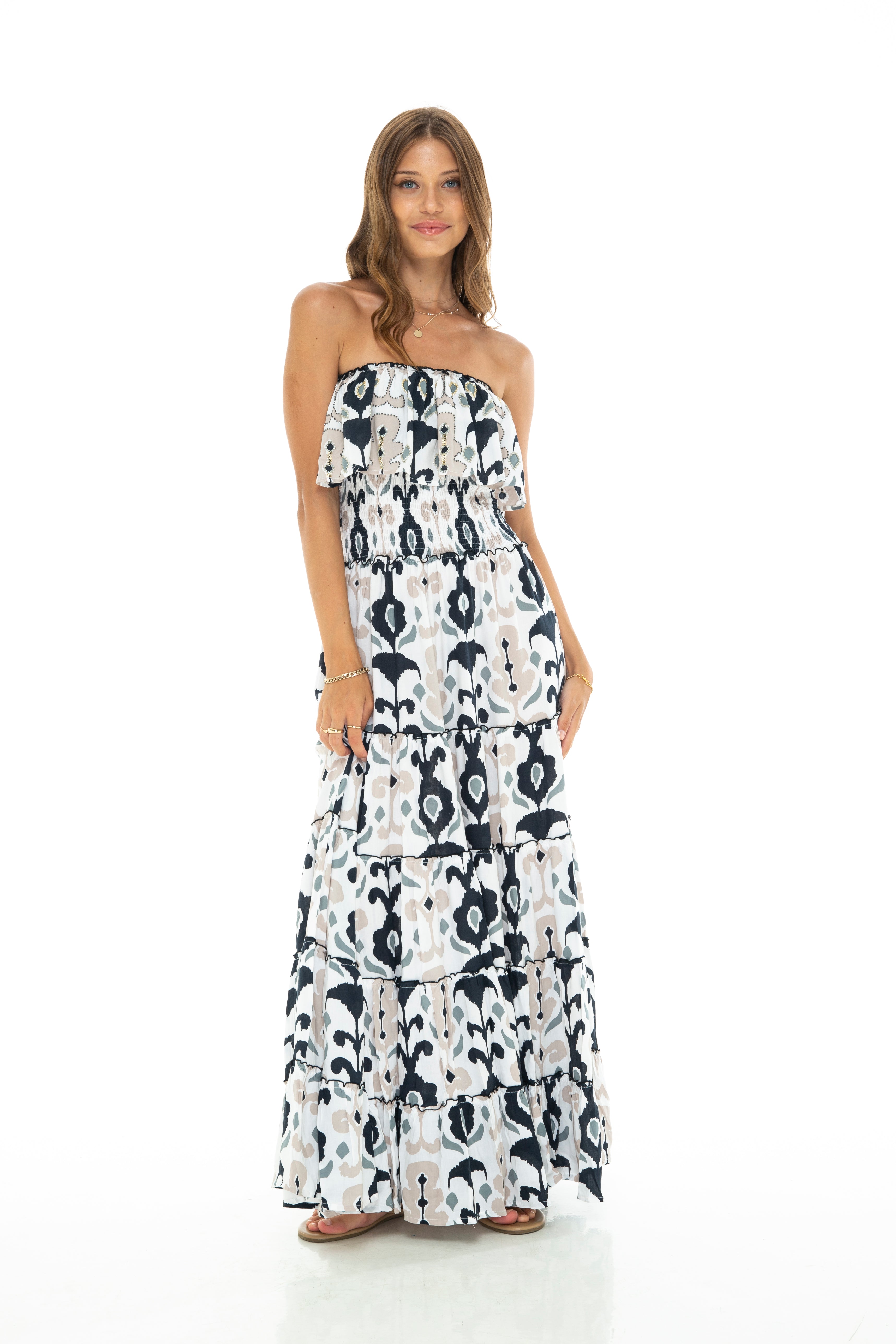 SUMBA Ruffle Long Dress