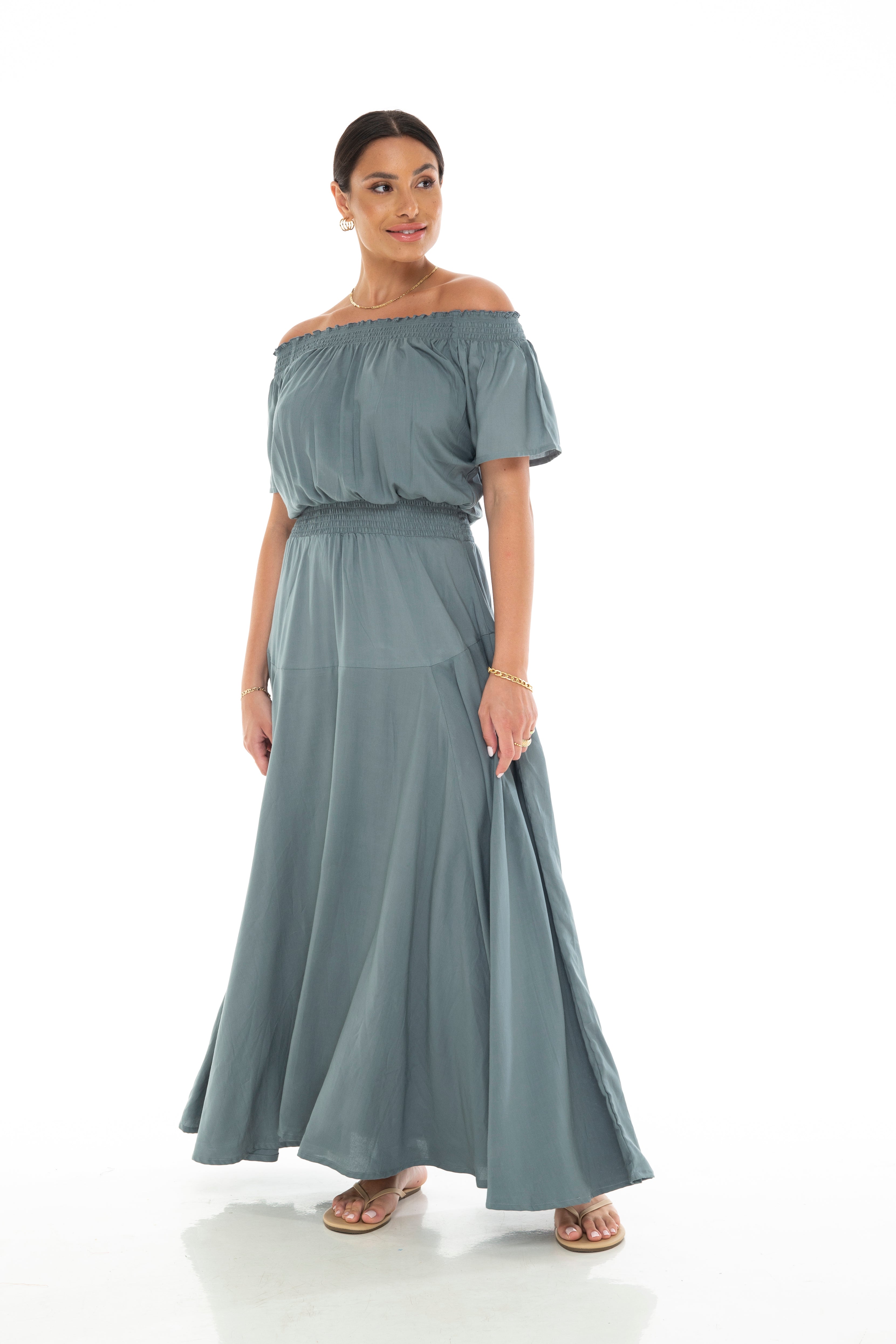 SOLIDS Gypsy Long Dress