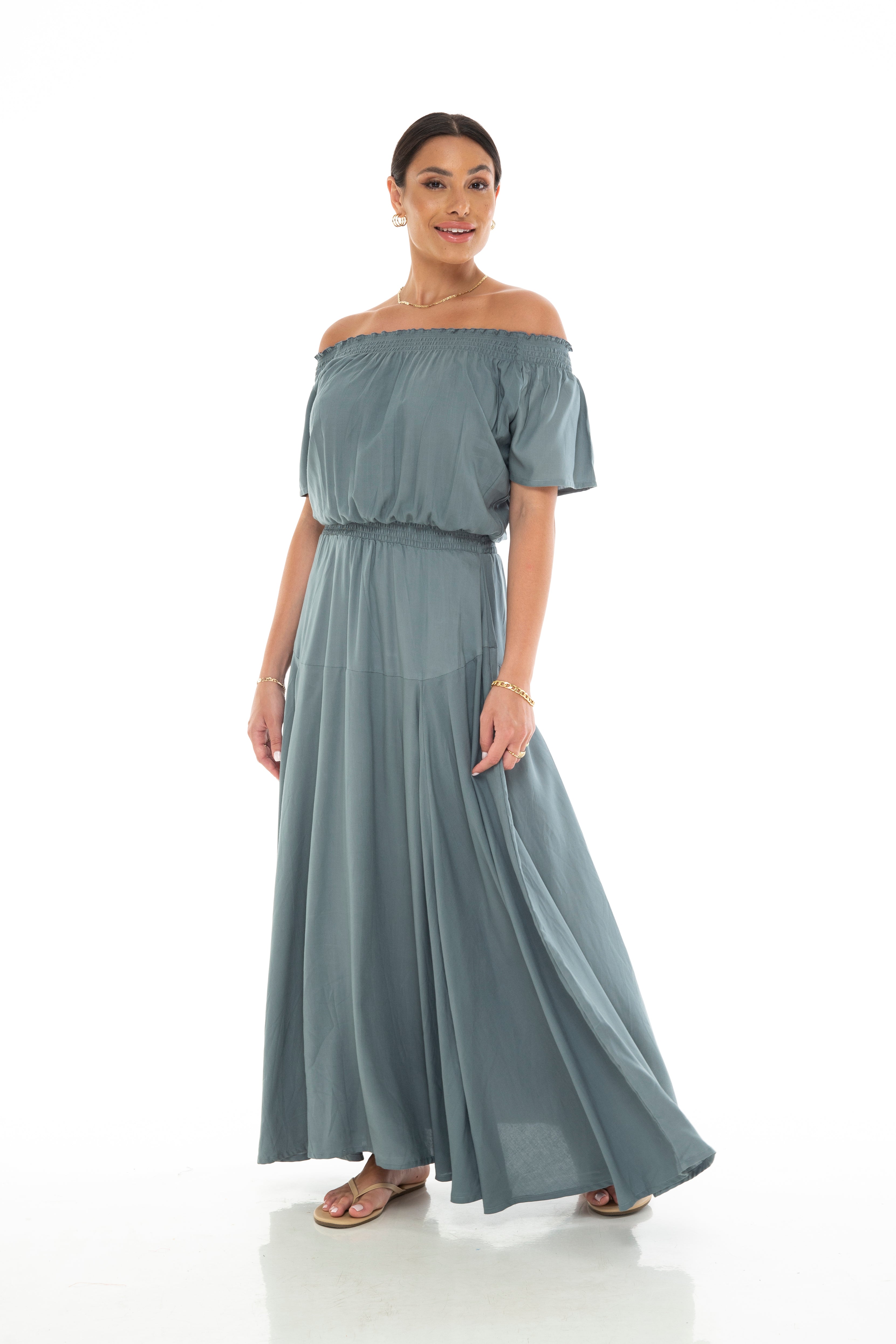 SOLIDS Gypsy Long Dress